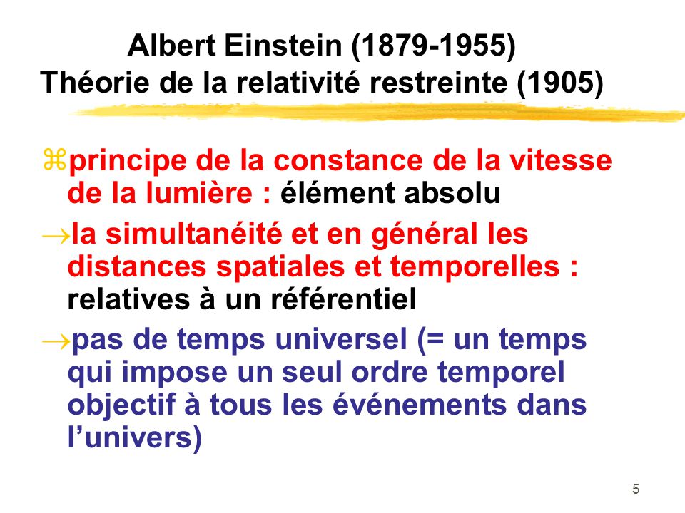 principe de la relativite